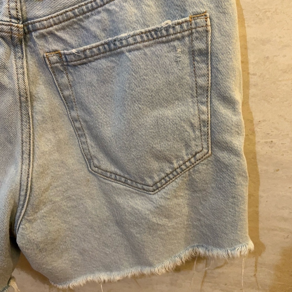 We the Free “Now Or Never” distressed denim shorts by Free People - Picture 8 of 15